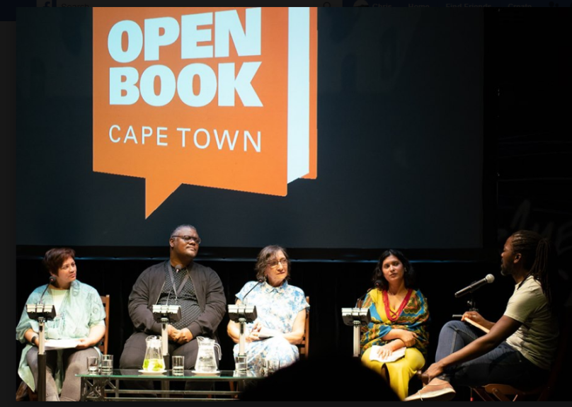 writing my city book launch at the Fugard Theatre with Africa Melane