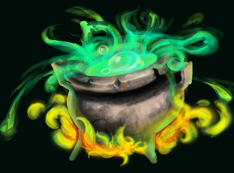 Stirring up a Potion by Chris Hall lunasonline
