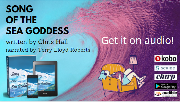 Song of the Sea Goddess in paperback, ebook and audiobook. Audio available on kobo, Scribd, Chirp, Google Play and Audible.